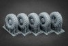 ScaleX WM 35016S GAZ Tiger V2(with shield) Sagged wheel set (for Meng) 1/35